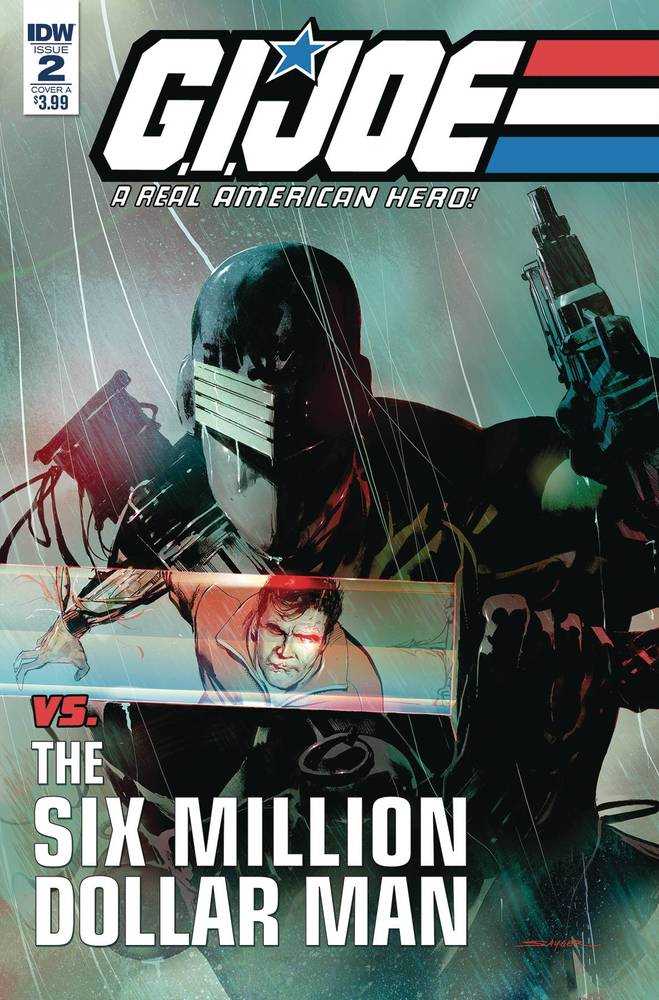 G.I. Joe vs Six Million Dollar Man #2 Cover A Sayger