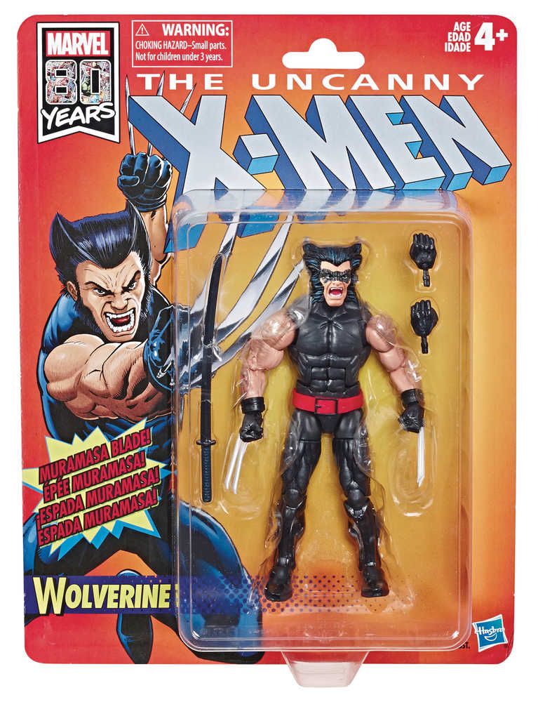 X-Men Legends Retro 6in Wolverine Action Figure Case