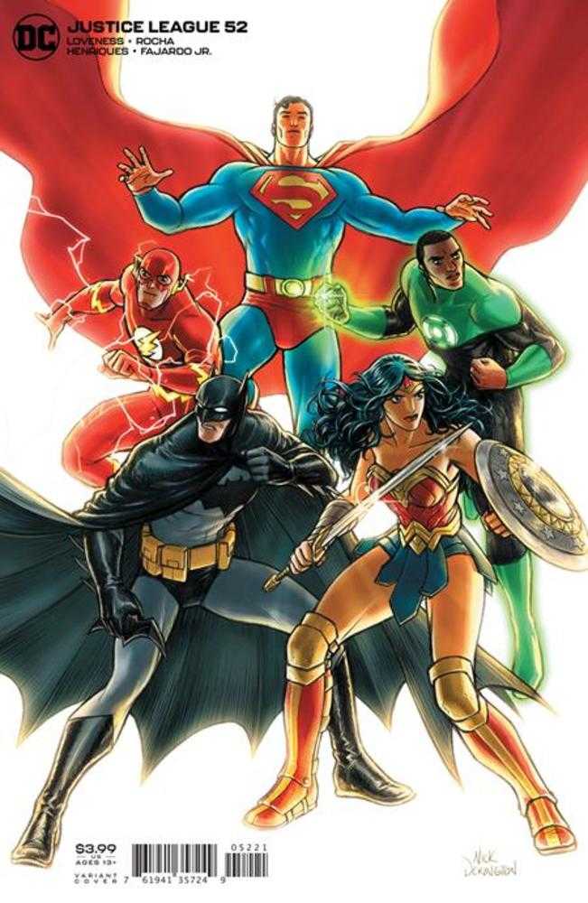 Justice League #52 Nick Derington Variant Edition