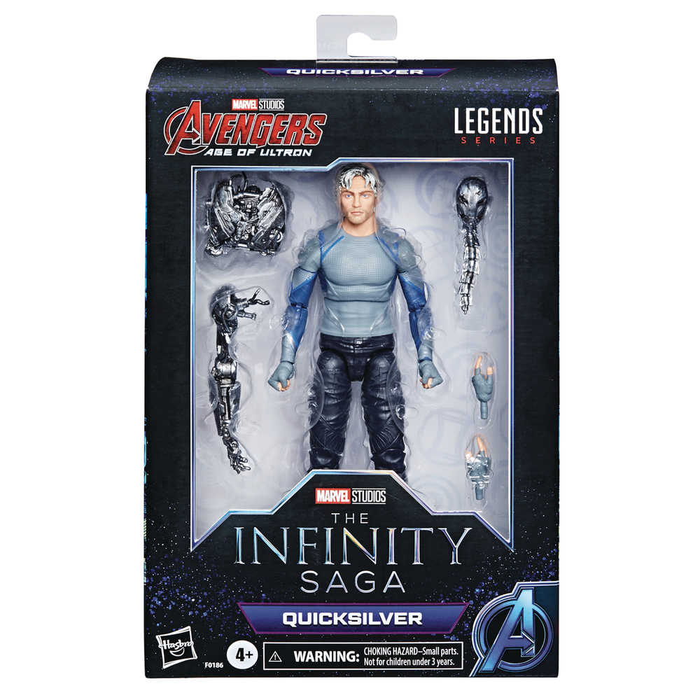 Marvel Legends Inf Saga Avengers 2 Quicksilver Action Figure Case (