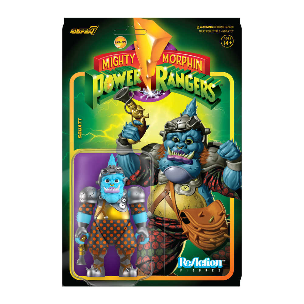 Mighty Morphin Power Rangers W3 Squatt Reaction Figure