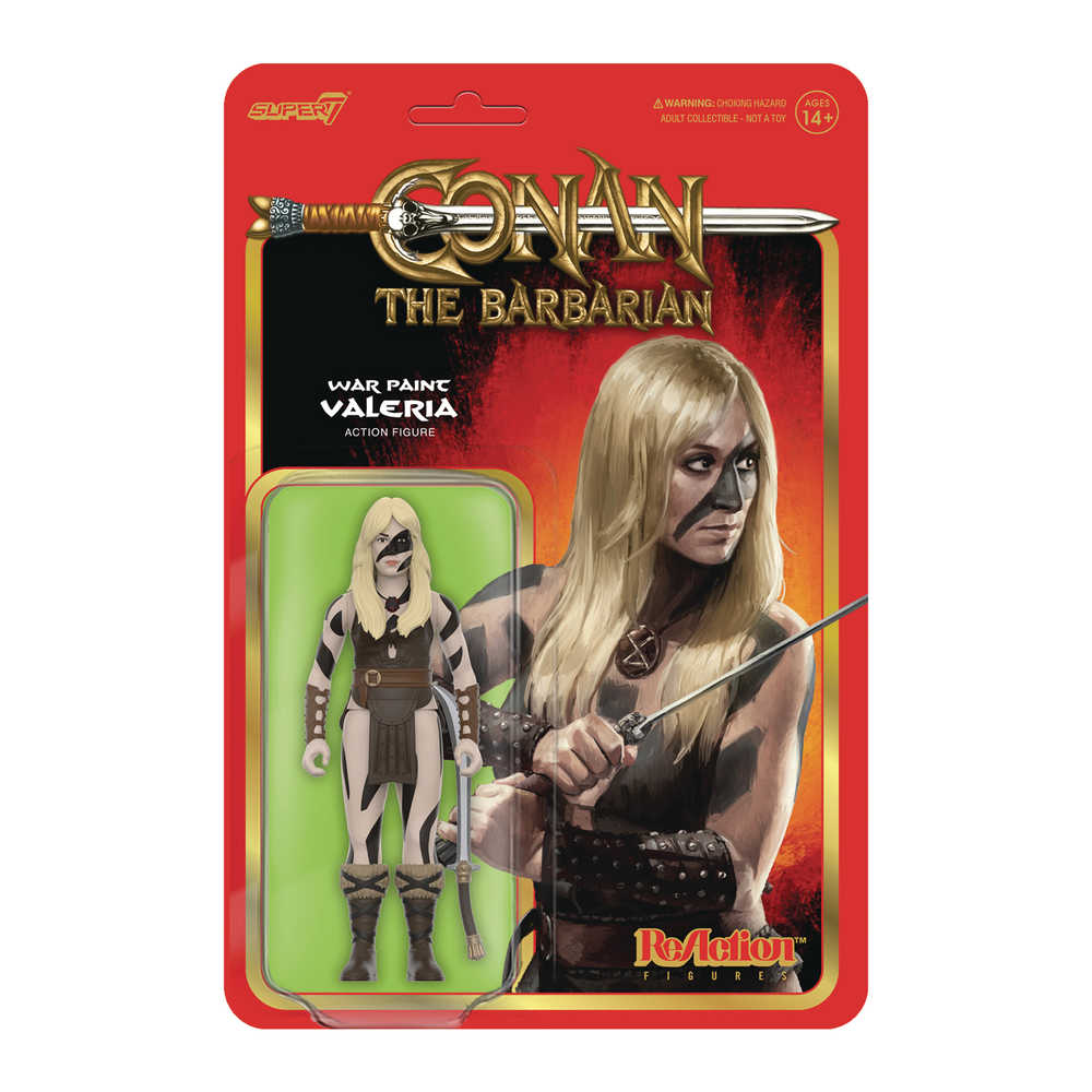 Conan The Barbarian Reaction Wv2 Valeria War Paint Action Figure