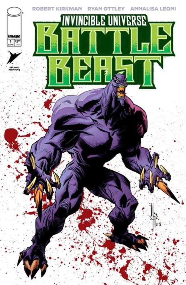 Invincible Universe Battle Beast #1 2nd Print Cover B Jason Howard