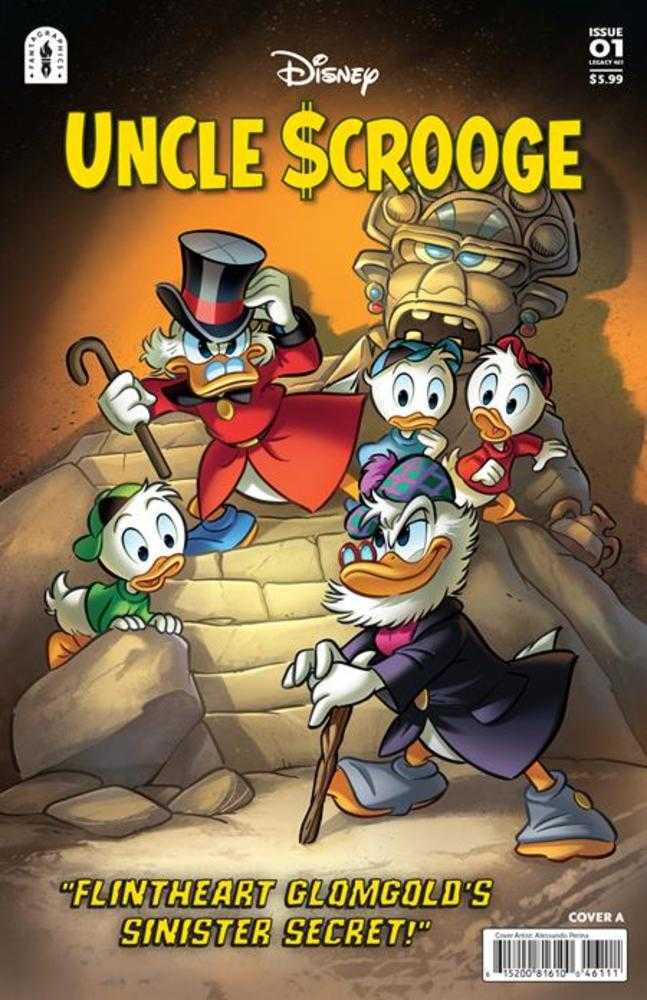 Uncle Scrooge Flintheart Glomgolds Sinister Secret #1 (Of 3) Cover A Alessandro Perina