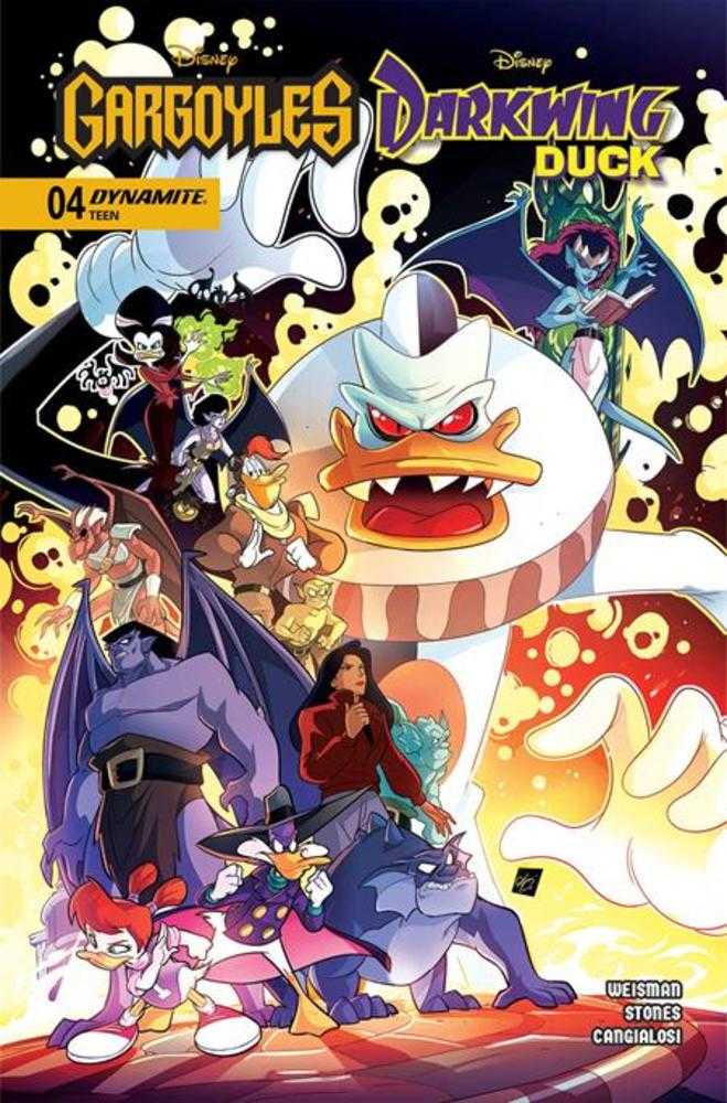 Gargoyles Darkwing Duck #4 Cover D Ciro Cangialosi Variant