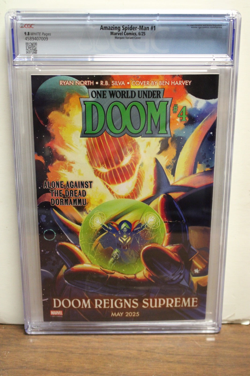 AMAZING SPIDER-MAN #1 (2025) CGC 9.8 1:25 Joe Kelly, David Marquez