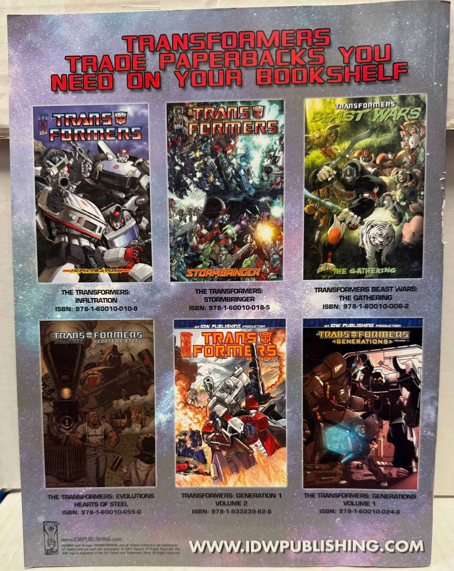 Transformers Magazine: Issue #2: August 2007 (Damaged Spine)
