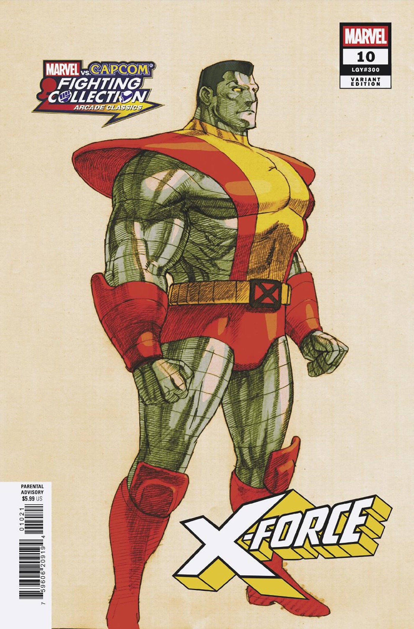 X-Force #10 Bengus Marvel vs Capcom Variant