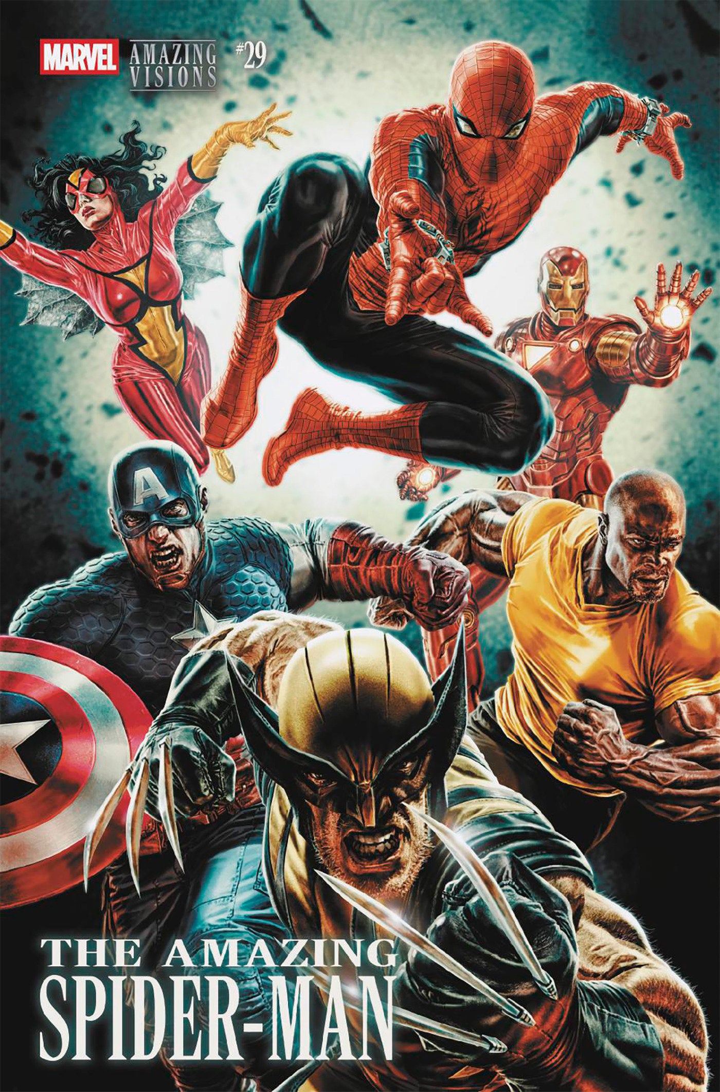 Amazing Spider-Man #29 Lee Bermejo Amazing Visions Variant
