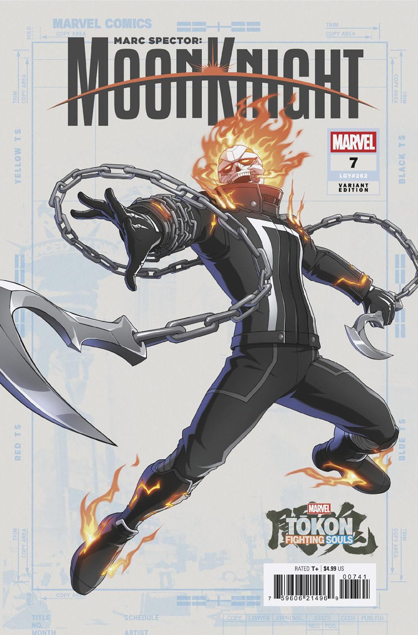 Marc Spector: Moon Knight #7 Marvel Tokon: Fighting Souls Variant