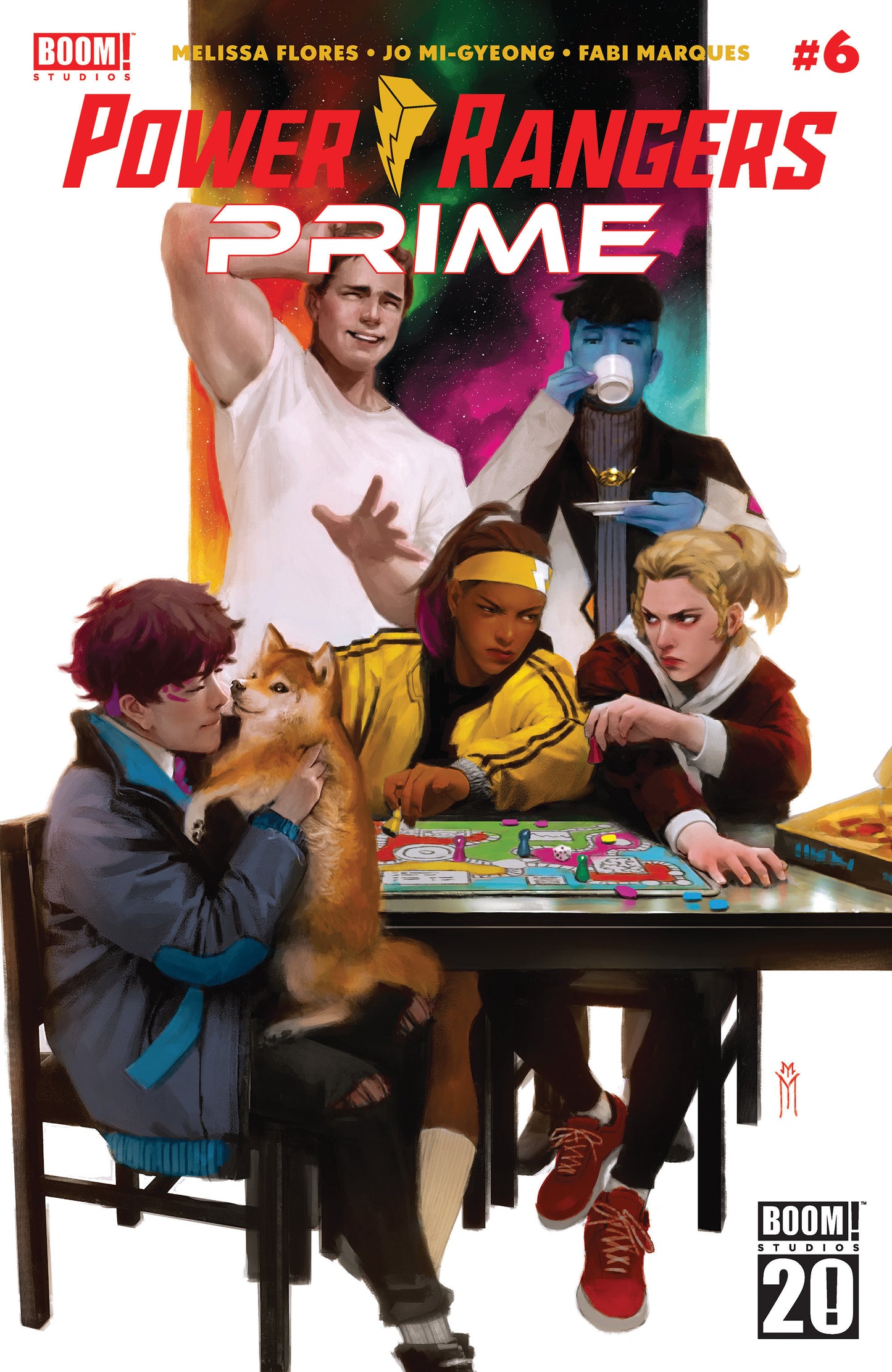Power Rangers Prime #6 C Boom 20th Anniversary Variant (Dressed, Mercado)