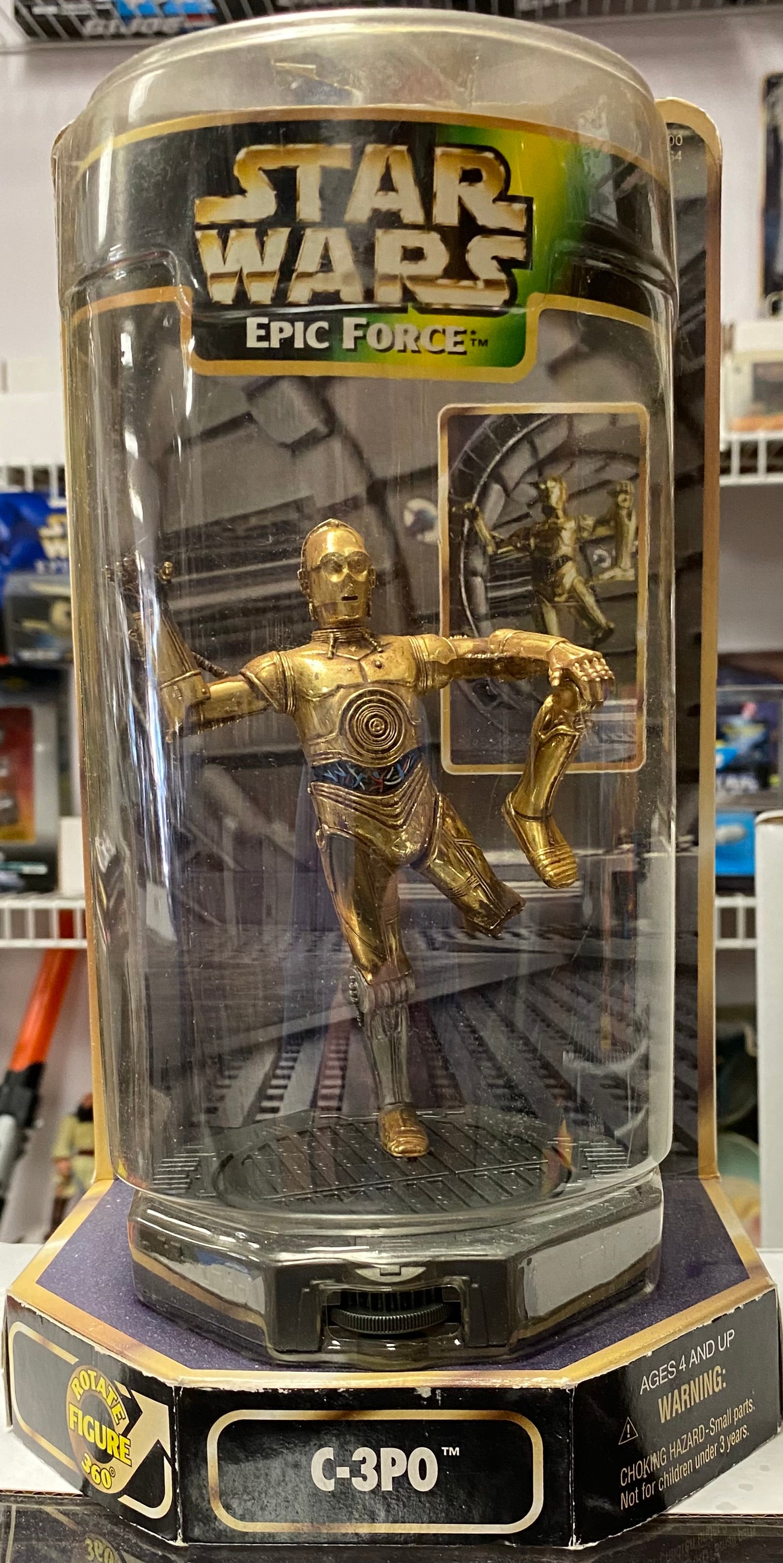 Kenner: Star Wars: Epic Force: C-3PO (Rotating Figure) – The Comic 