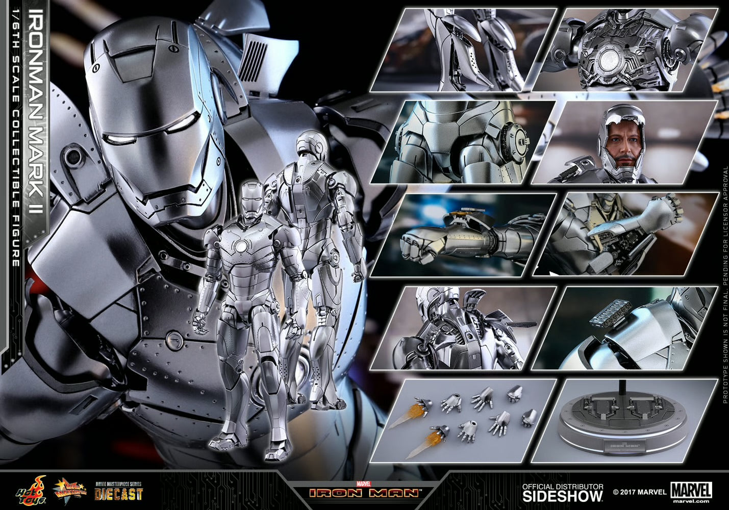 Hot Toys: IRON MAN MARK II Exclusive Edition 1/6th Scale Figure