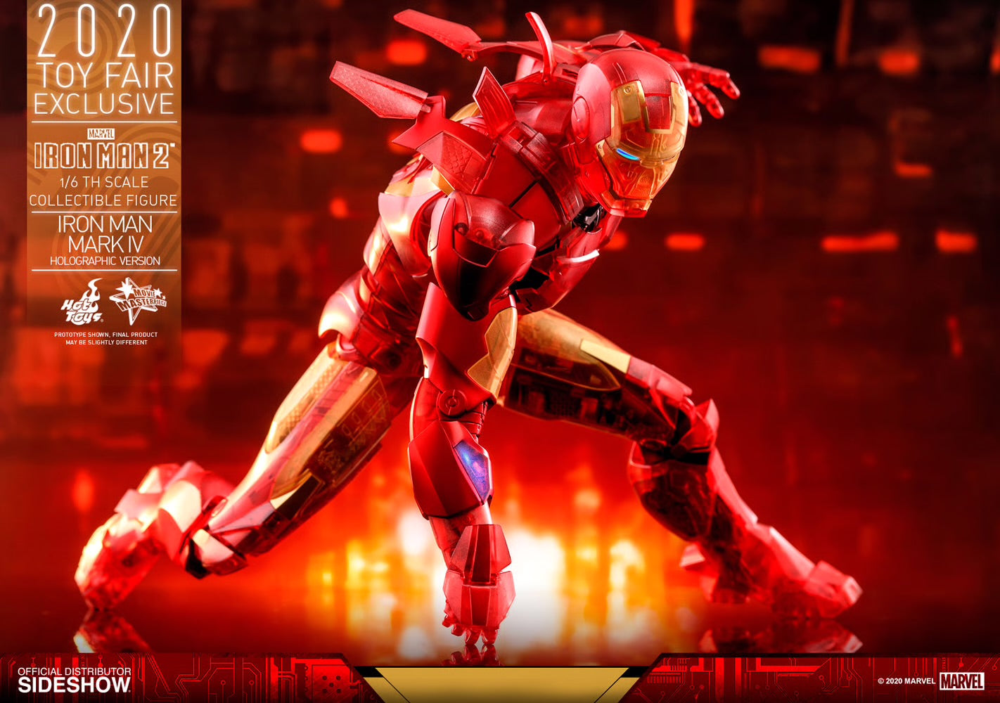 Hot Toys: IRON MAN MARK IV (HOLOGRAPHIC VERSION) 1/6th Scale