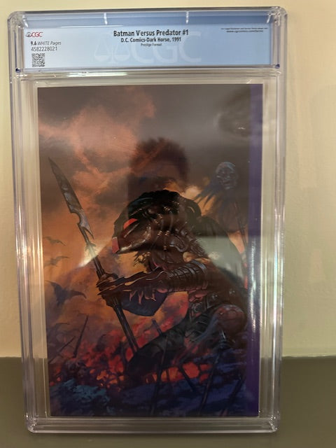 Batman Vs. Predator #1 (1991) - CGC 9.6 - Dark Horse