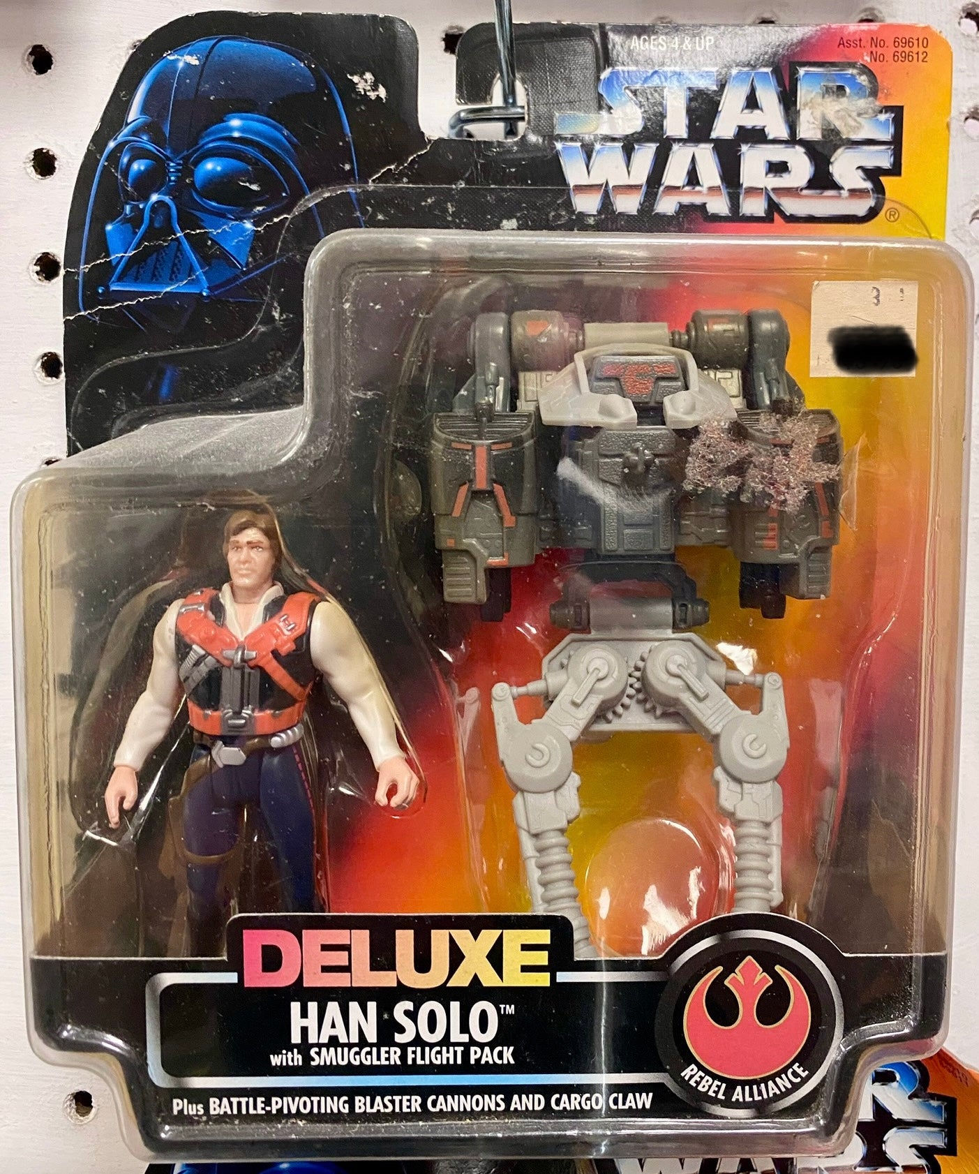 Star Wars: Rebel Alliance: Deluxe Han Solo W/ Smuggler Flight Pack