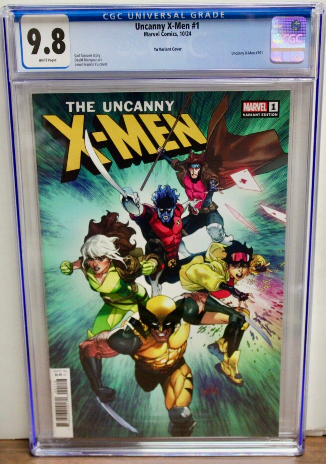 CGC 9.8 Uncanny X-Men #1 Leinil Yu Variant