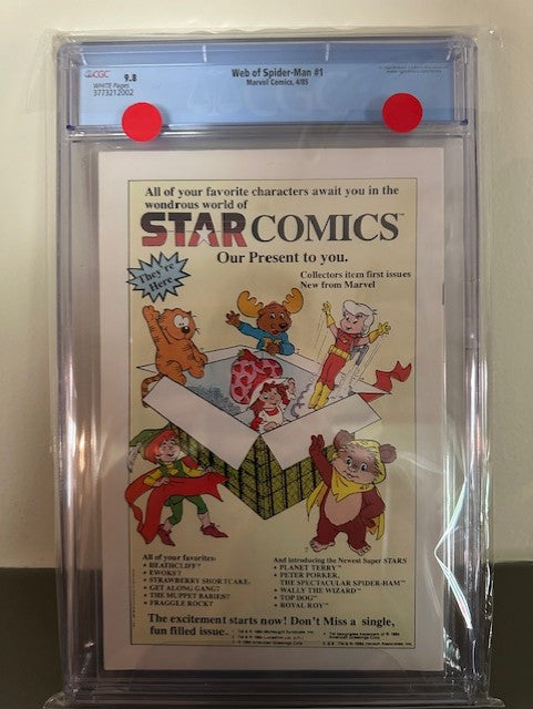 Web of Spider-Man #1 (1985) - CGC 9.8 - First Appearance of Vulturions