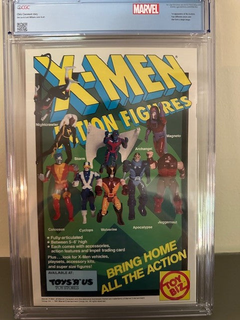 X-Men #1 (1991) - CGC 9.6 - Cyclops-Wolverine Cover