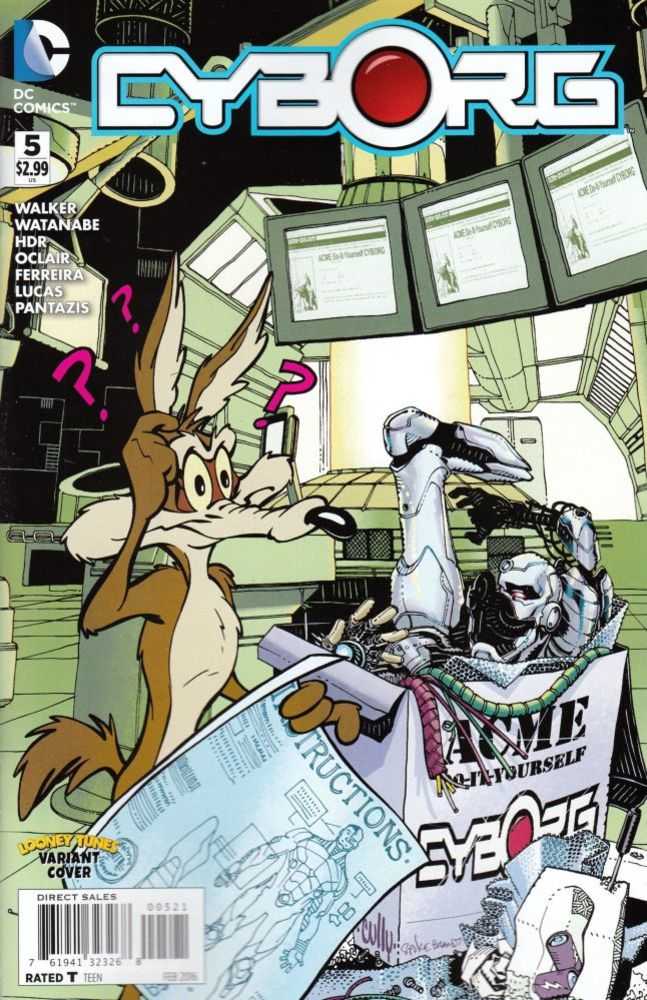 Cyborg #5 Looney Tunes Variant Edition