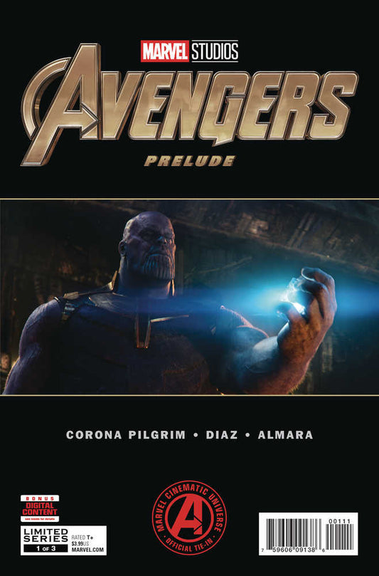 Marvels Avengers Untitled Prelude #1 (Of 3)