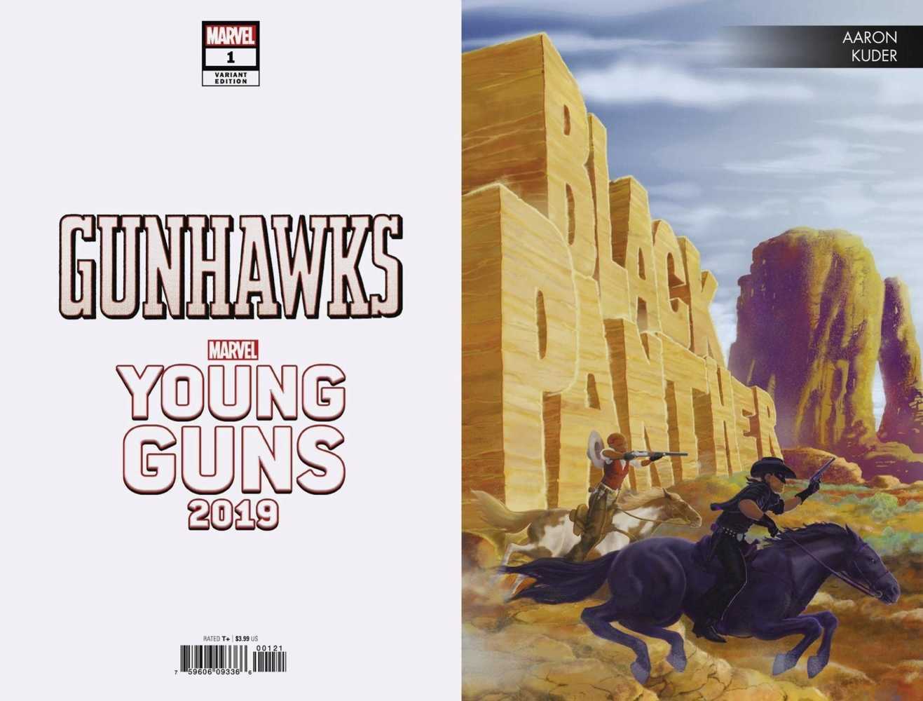 Gunhawks #1 Kuder Young Guns Variant