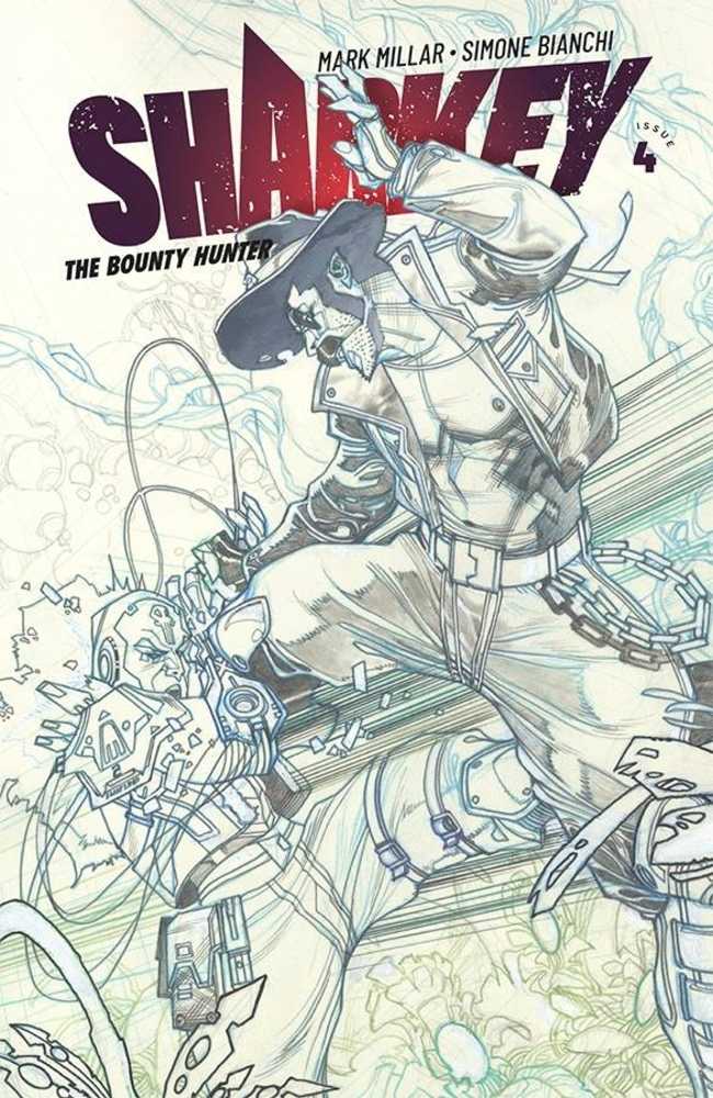 Sharkey Bounty Hunter #4 (Of 6) Cover B Sketch Bianchi (Mature)