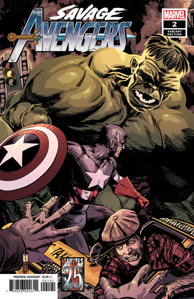Savage Avengers #2 Coker Marvels 25th Tribute Variant