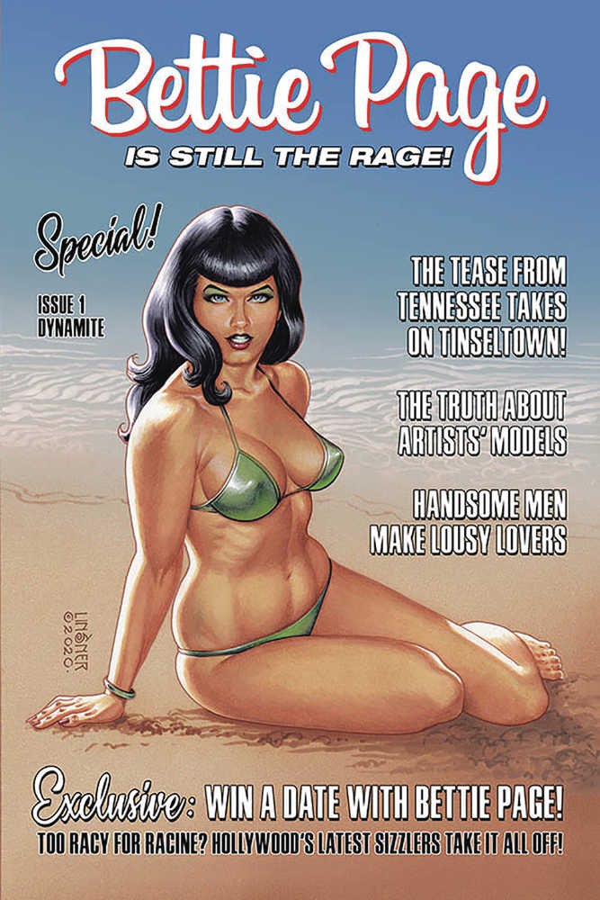 Bettie Page #1 Cover C Linsner