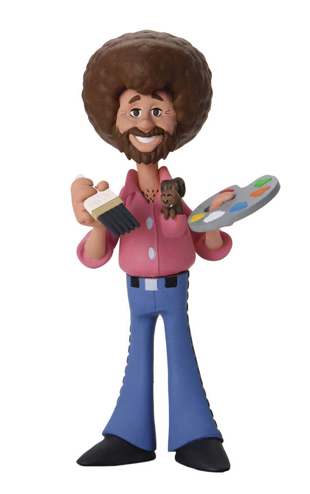Toony Classics Bob Ross With Peapod 6in Action Figure