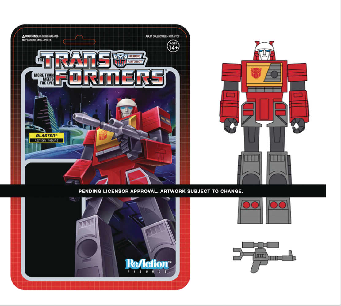 Transformers Blaster W3 Reaction Figure