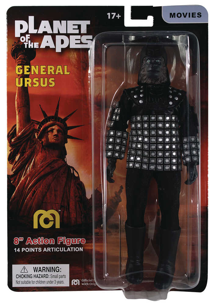 Mego Planet Of The Apes General Ursus 8in Action Figure