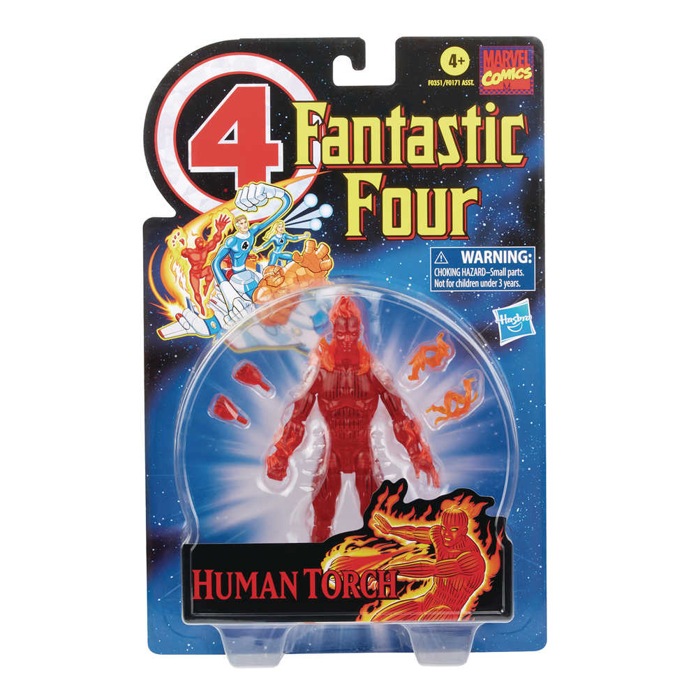 Fantastic Four Vintage Legends Johhny Storm 6in Action Figure Case