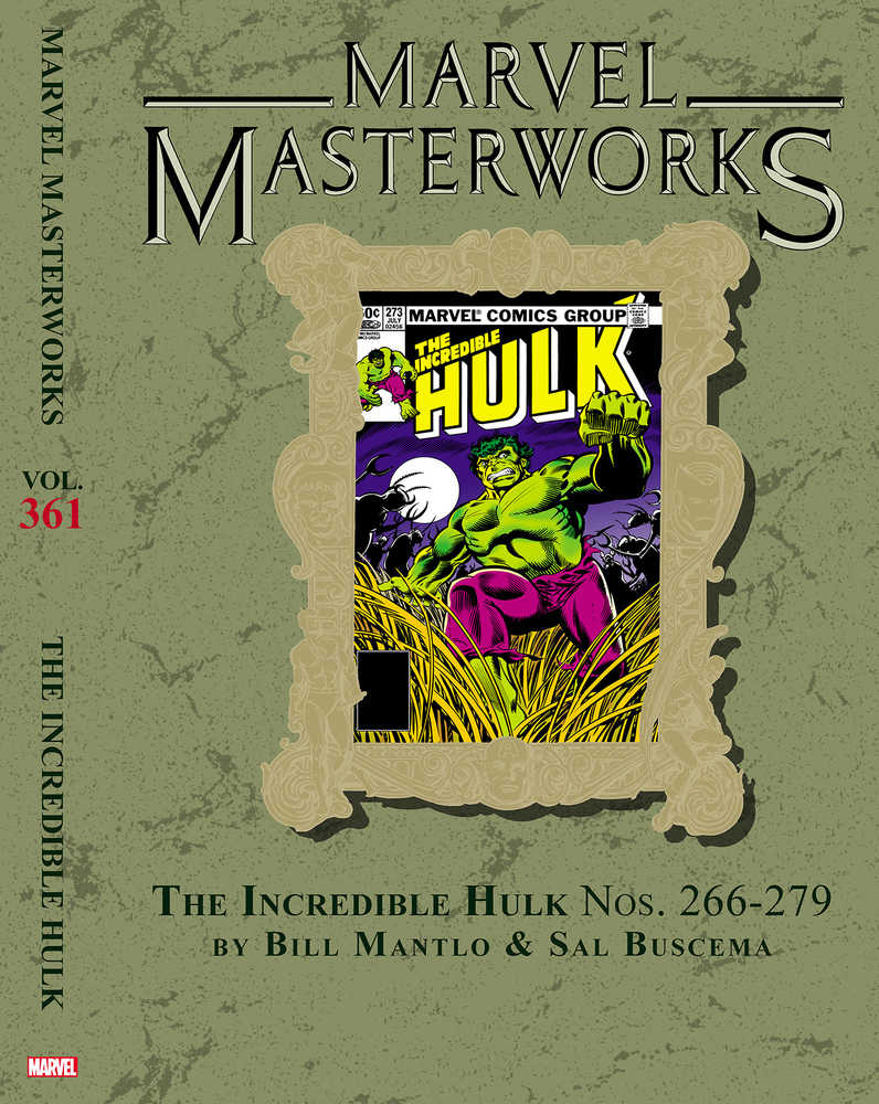 Marvel Masterworks The Incredible Hulk Hardcover Volume 18 Direct Market Variant 361
