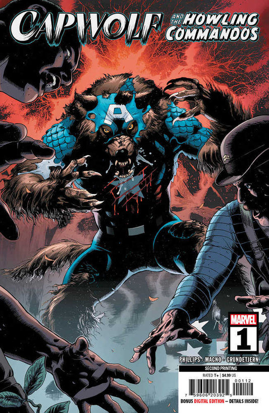 Capwolf & The Howling Commandos 1 Carlos Magno 2nd Print Variant