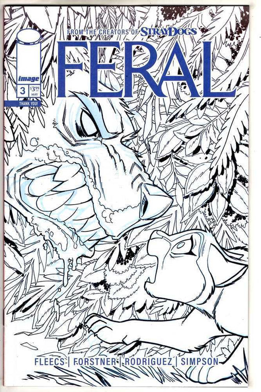 Feral #3 Cover C 1 in 10 Tony Fleecs & Trish Forstner Variant