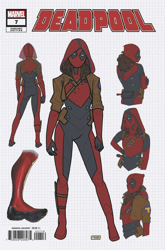 Deadpool #7 Taurin Clarke Design Variant