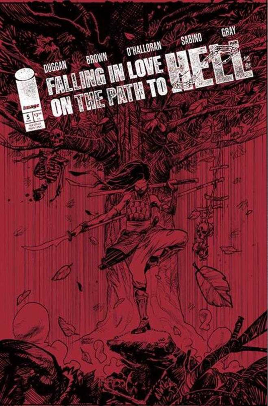 Falling In Love On Path To Hell #5 2nd Print Cover A Brown (Mature)