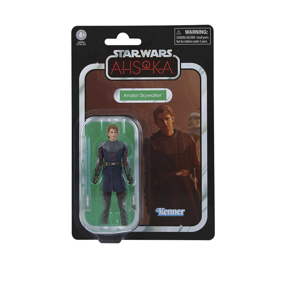 Star Wars Vintage 3-3/4in Ahsoka Anakin Skywalker Action Figure