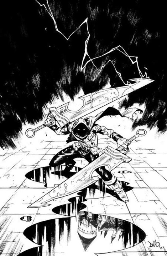 Lost Fantasy #5 Cover D Inc 1:15 Maxi Dallo Black & White Variant