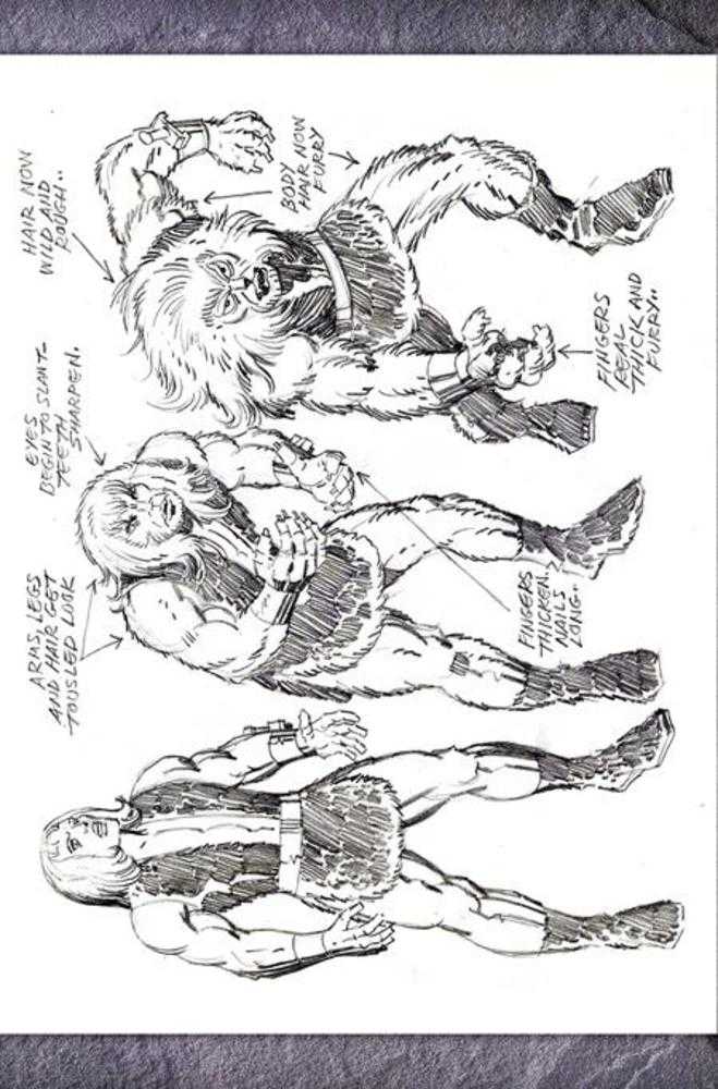 Thundarr The Barbarian #1 Cover U Inc 1:7 Jack Kirby Model Sheet Virgin Foc Bonus Variant