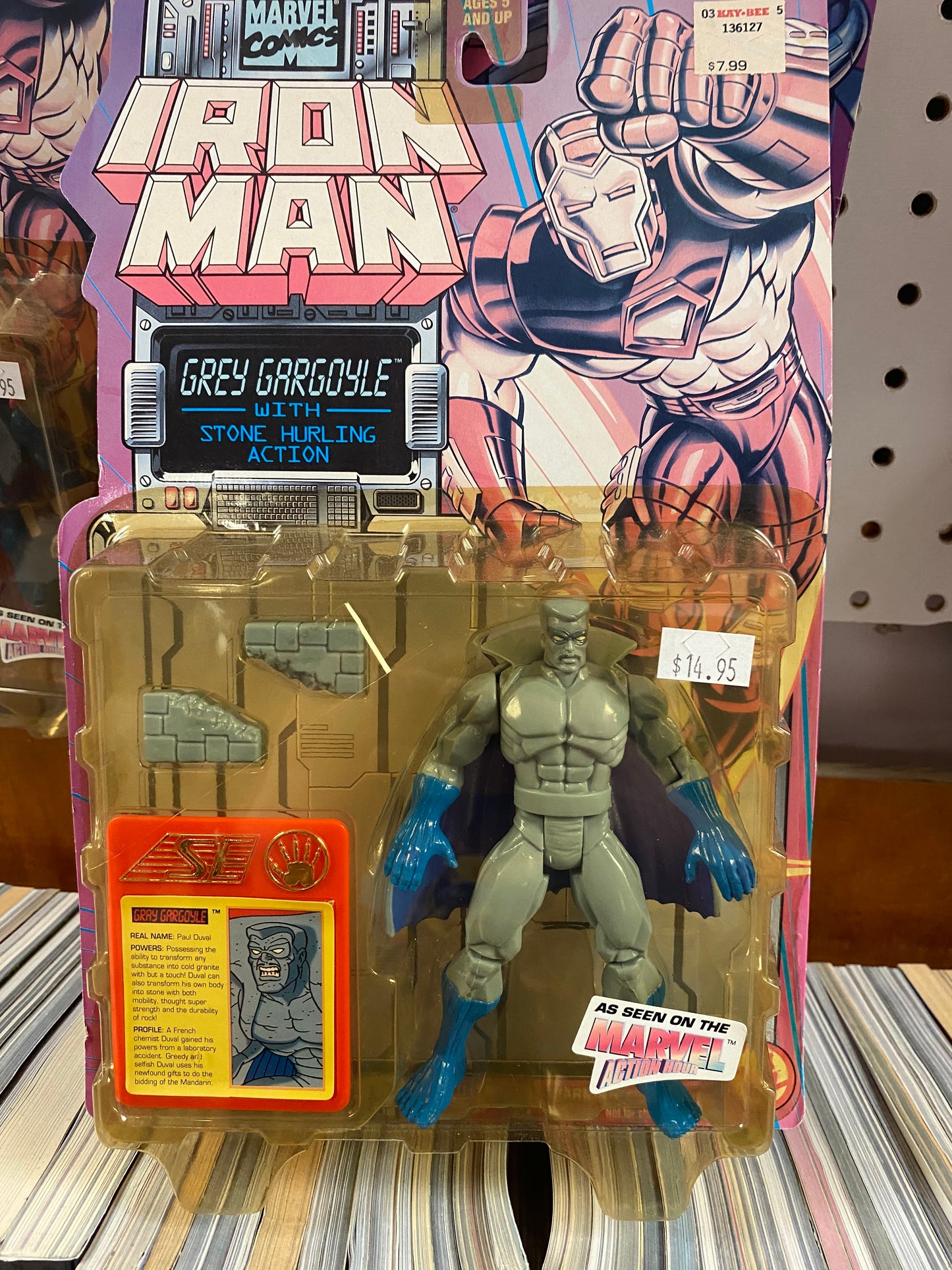 Toy Biz: Iron Man: Grey Gargoyle (w/Stone Hurling Action)