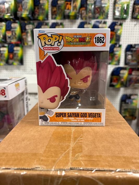 Pop Animation: Dragon Ball Super Broly: Super Saiyan God Vegeta Figure