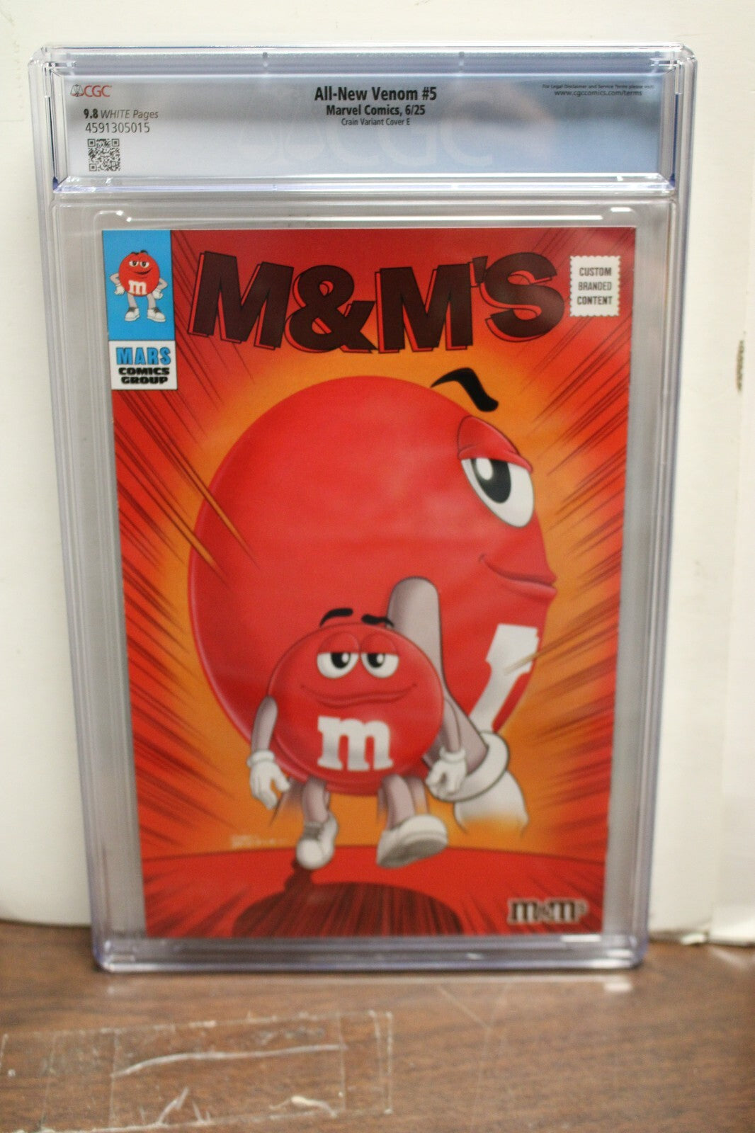 ALL-NEW VENOM #5 (2025) CGC 9.8, Surprise Reveal, Al Ewing, Clayton Crain