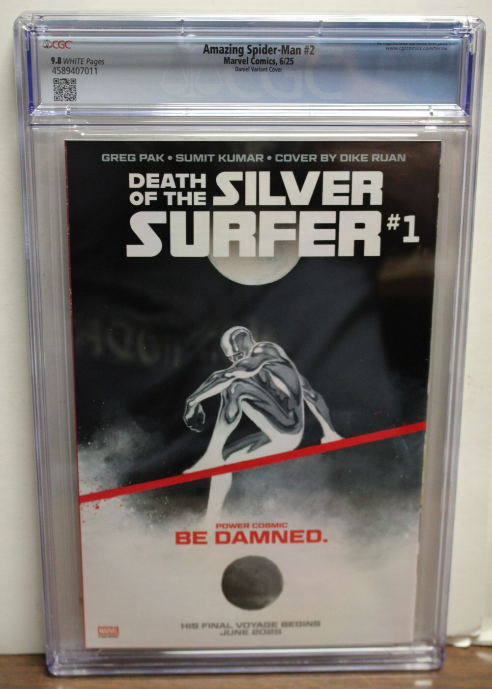 AMAZING SPIDER-MAN #2 (2025) CGC 9.8, 1:25, Rhino, Joe Kelly, Tony Daniel