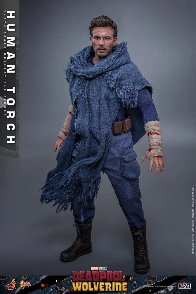 New Hot Toys MMS789 Deadpool & Wolverine 1/6 Human Torch Action Figure