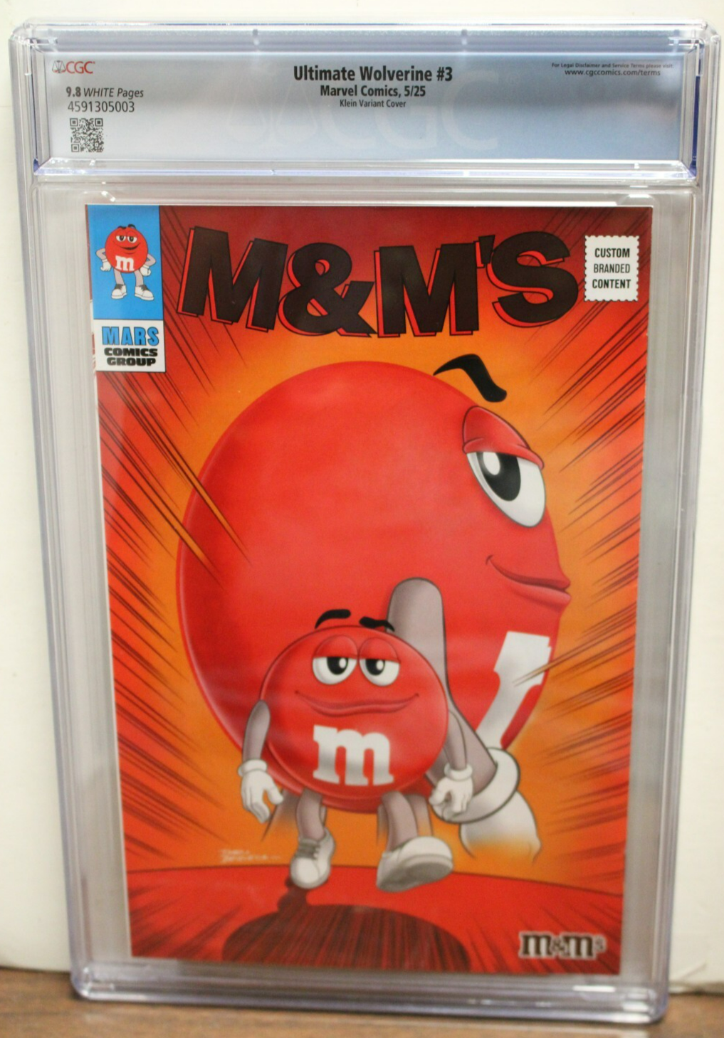 ULTIMATE WOLVERINE #3 (2025) CGC 9.8, 1:25, Chris Condon, Nic Klein, Marvel