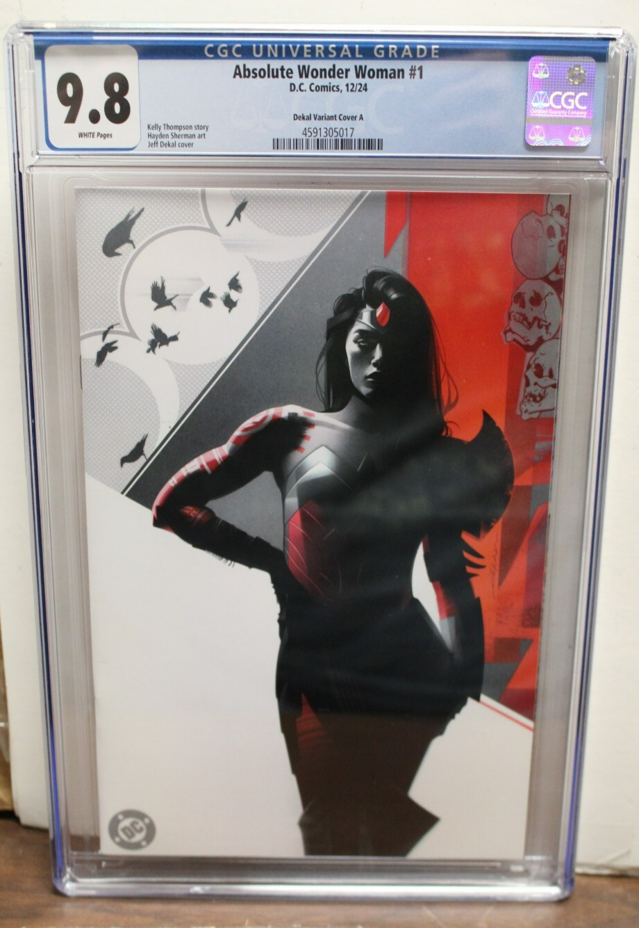 ABSOLUTE WONDER WOMAN #1 (2024) CGC 9.8, Kelly Thompson, Jeff Dekal, DC Comics