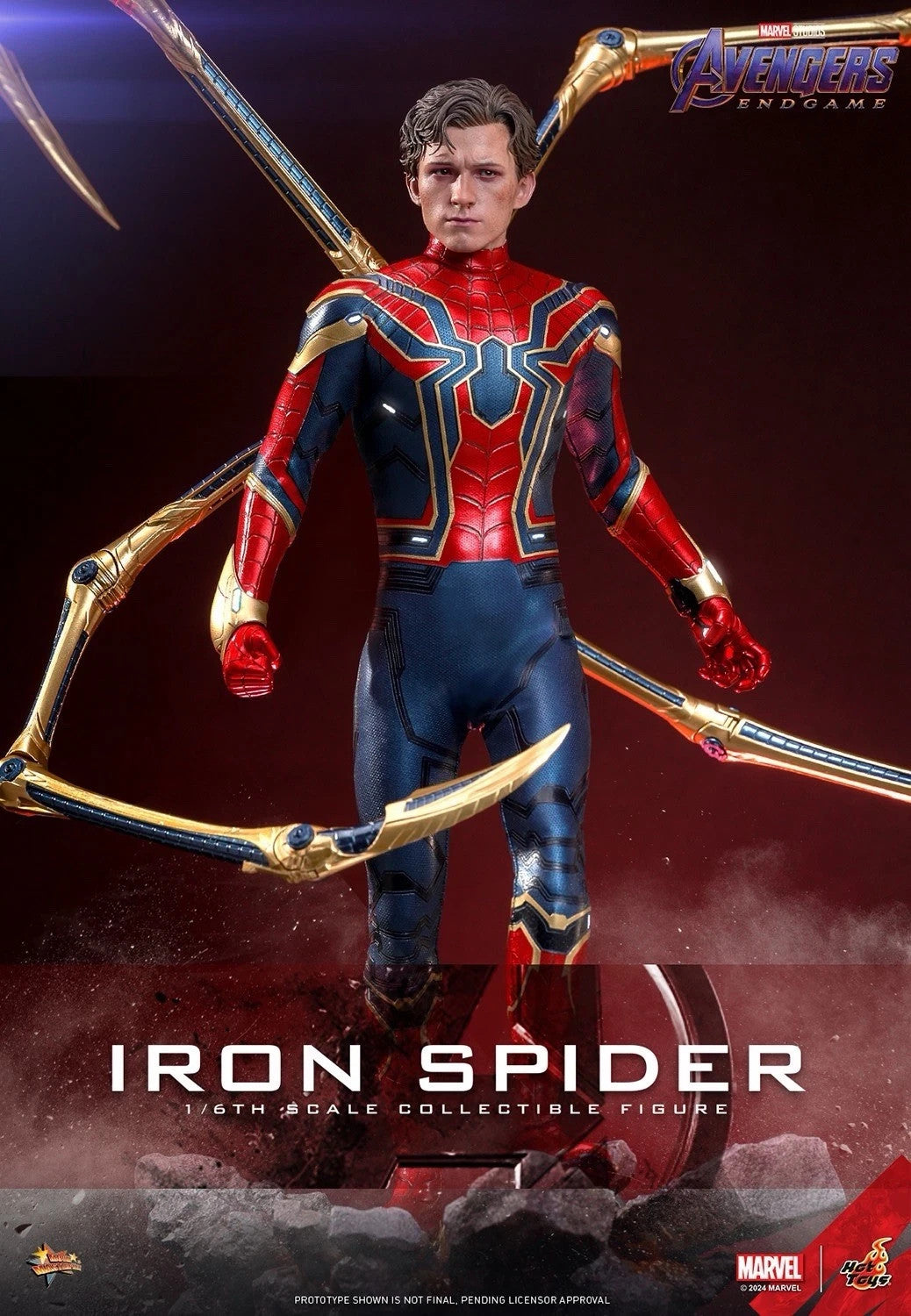 Hot Toys MMS761 Marvel Avengers: Endgame Iron Spider (2.0) 1/6 Scale