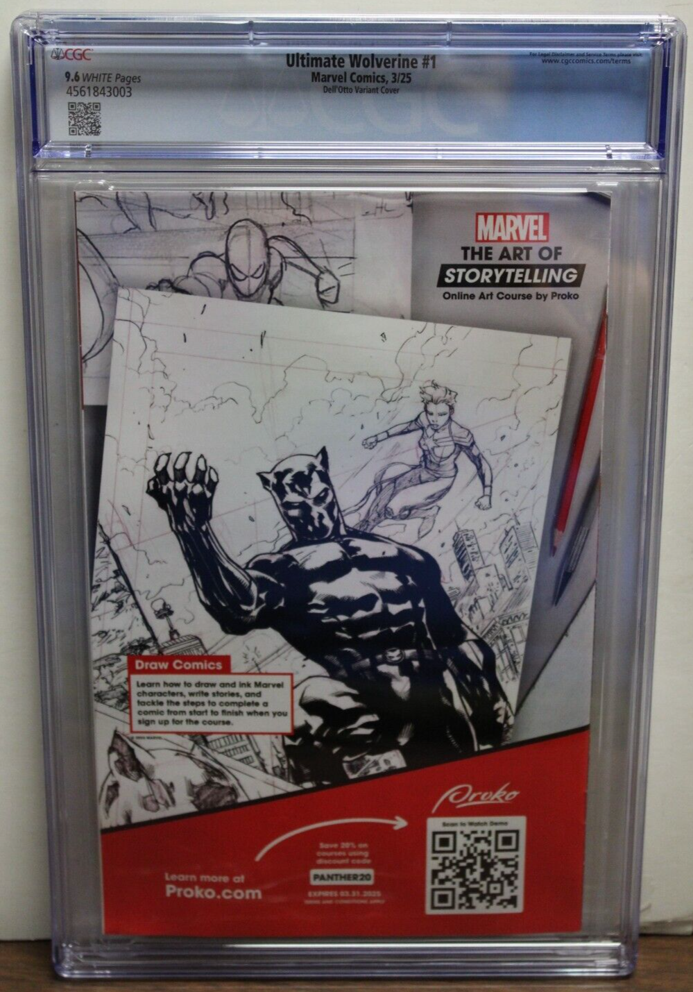 ULTIMATE WOLVERINE #1 (2025) CGC 9.6, Gabriele Dell Otto 1:50, Chris Condon